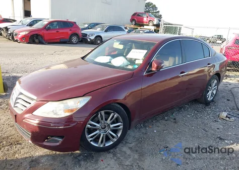 2010 Hyundai Genesis 3.8 z USA, uszkodzony, nr VIN KMHGC4DE1AU070759